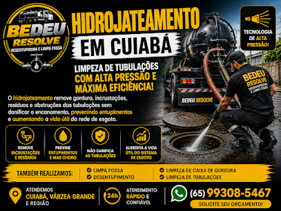 Bedeu Resolve: hidrojateamento para limpeza de tubulações com alta pressão